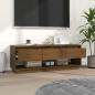 Preview: TV-Schrank Honigbraun 110,5x34x40 cm Massivholz Kiefer