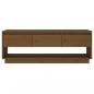 Preview: TV-Schrank Honigbraun 110,5x34x40 cm Massivholz Kiefer