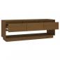 Preview: TV-Schrank Honigbraun 110,5x34x40 cm Massivholz Kiefer