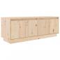 Preview: TV-Schrank 110x34x40 cm Massivholz Kiefer