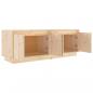 Preview: TV-Schrank 110x34x40 cm Massivholz Kiefer