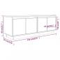 Preview: TV-Schrank 110x34x40 cm Massivholz Kiefer