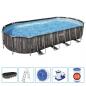 Preview: Bestway Swimmingpool-Set Oval 7,32x3,66x1,22 m