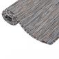 Preview: Outdoor-Teppich Flachgewebe 140x200 cm Braun und Blau