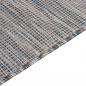 Preview: Outdoor-Teppich Flachgewebe 160x230 cm Braun und Blau