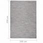 Preview: Outdoor-Teppich Flachgewebe 160x230 cm Braun und Blau