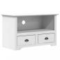 Preview: TV-Schrank mit 2 Schubladen BODO 91,5x44,5x56 Massivholz Kiefer