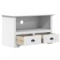 Preview: TV-Schrank mit 2 Schubladen BODO 91,5x44,5x56 Massivholz Kiefer