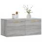 Preview: Wandschrank Grau Sonoma 80x36,5x35 cm Holzwerkstoff