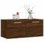 Preview: Wandschrank Braun Eichen-Optik 80x36,5x35 cm Holzwerkstoff