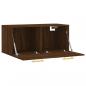 Preview: Wandschrank Braun Eichen-Optik 80x36,5x35 cm Holzwerkstoff