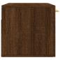 Preview: Wandschrank Braun Eichen-Optik 80x36,5x35 cm Holzwerkstoff