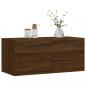 Preview: Wandschrank Braun Eichen-Optik 80x36,5x35 cm Holzwerkstoff