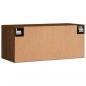 Preview: Wandschrank Braun Eichen-Optik 80x36,5x35 cm Holzwerkstoff