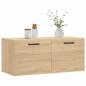 Preview: Wandschrank Sonoma-Eiche 80x36,5x35 cm Holzwerkstoff