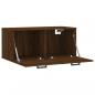 Preview: Wandschrank Braun Eichen-Optik 80x36,5x35 cm Holzwerkstoff