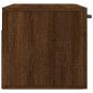 Preview: Wandschrank Braun Eichen-Optik 80x36,5x35 cm Holzwerkstoff