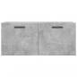 Preview: Wandschrank Betongrau 80x36,5x35 cm Holzwerkstoff