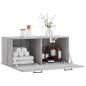 Preview: Wandschrank Grau Sonoma 80x36,5x35 cm Holzwerkstoff