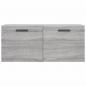 Preview: Wandschrank Grau Sonoma 80x36,5x35 cm Holzwerkstoff