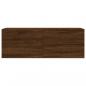 Preview: Wandschrank Braun Eichen-Optik 100x36,5x35 cm Holzwerkstoff