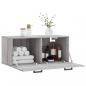 Preview: Wandschrank Grau Sonoma 80x36,5x35 cm Holzwerkstoff