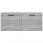 Preview: Wandschrank Grau Sonoma 80x36,5x35 cm Holzwerkstoff