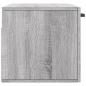 Preview: Wandschrank Grau Sonoma 80x36,5x35 cm Holzwerkstoff