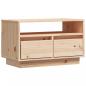 Preview: TV-Schrank 60x35x37 cm Massivholz Kiefer