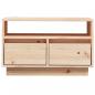 Preview: TV-Schrank 60x35x37 cm Massivholz Kiefer