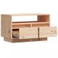 Preview: TV-Schrank 60x35x37 cm Massivholz Kiefer