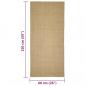 Preview: Teppich Natur Sisal 66x150 cm