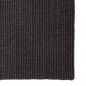 Preview: Teppich Natur Sisal 66x350 cm Schwarz