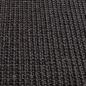 Preview: Teppich Natur Sisal 66x350 cm Schwarz