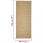 Preview: Teppich Natur Sisal 80x200 cm