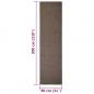 Preview: Teppich Natur Sisal 80x300 cm Braun