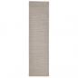 Preview: Teppich Natur Sisal 80x300 cm Sandfarbe