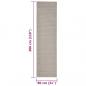 Preview: Teppich Natur Sisal 80x300 cm Sandfarbe