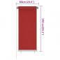 Preview: Außenrollo 60x140 cm Rot HDPE