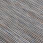 Preview: Outdoor-Teppich Flachgewebe 200x280 cm Braun und Blau