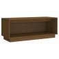 Preview: TV-Schrank Honigbraun 90x35x35 cm Massivholz Kiefer