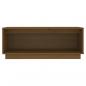 Preview: TV-Schrank Honigbraun 90x35x35 cm Massivholz Kiefer