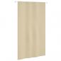 Preview: ARDEBO.de - Balkon-Sichtschutz Beige 140x240 cm Oxford-Gewebe