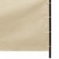 Preview: Balkon-Sichtschutz Beige 140x240 cm Oxford-Gewebe