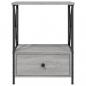 Preview: Nachttische 2 Stk. Grau Sonoma 50x41x65 cm Holzwerkstoff