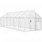 Preview: Voliere Silbern 1,79x6x1,85 m Aluminium