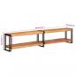 Preview: TV-Schrank 200x30x40 cm Massivholz Akazie