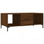 Preview: Couchtisch Braun Eichen-Optik 102x50x40 cm Holzwerkstoff