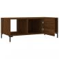 Preview: Couchtisch Braun Eichen-Optik 102x50x40 cm Holzwerkstoff