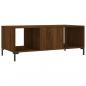 Preview: Couchtisch Braun Eichen-Optik 102x50x40 cm Holzwerkstoff